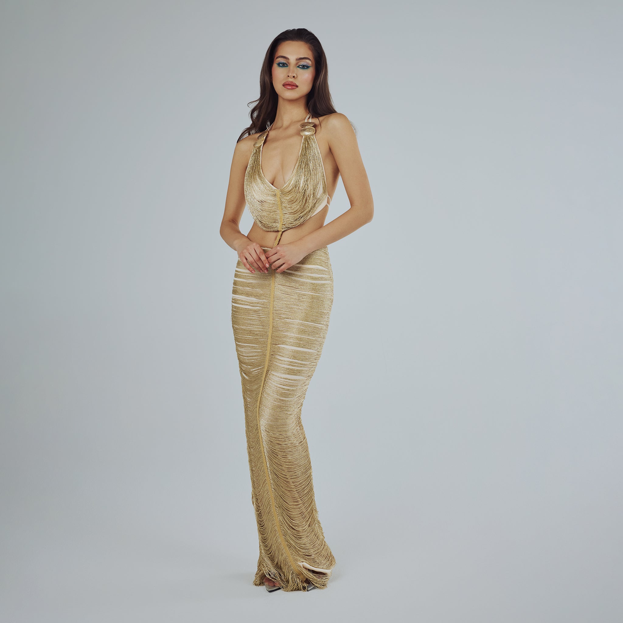 Champagne Cut Gown